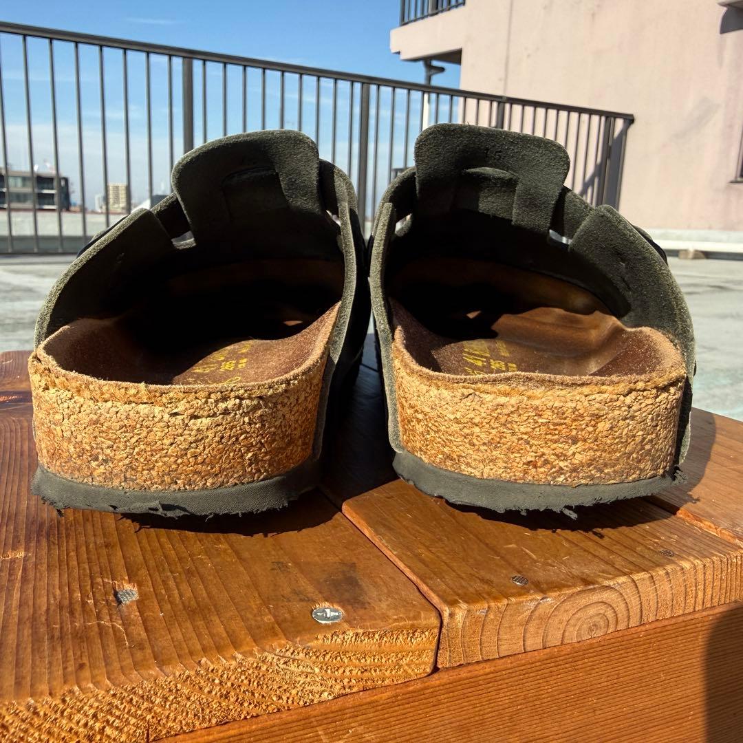 41 ボストン ビルケンシュトック 黒 スムースレザー