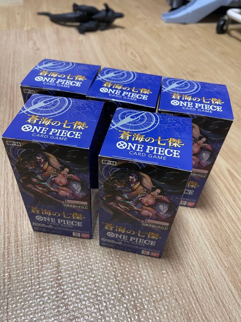 テープ付き】ワンピースカード OP-14 蒼海の七傑 新品未開封　5BOX