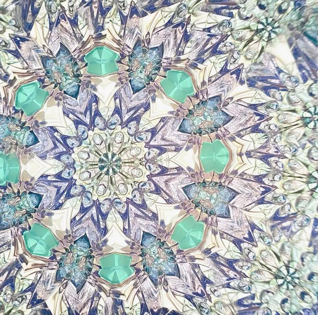 ガラスポッドの万華鏡 グラスニーク 「雨上がりの紫陽花」