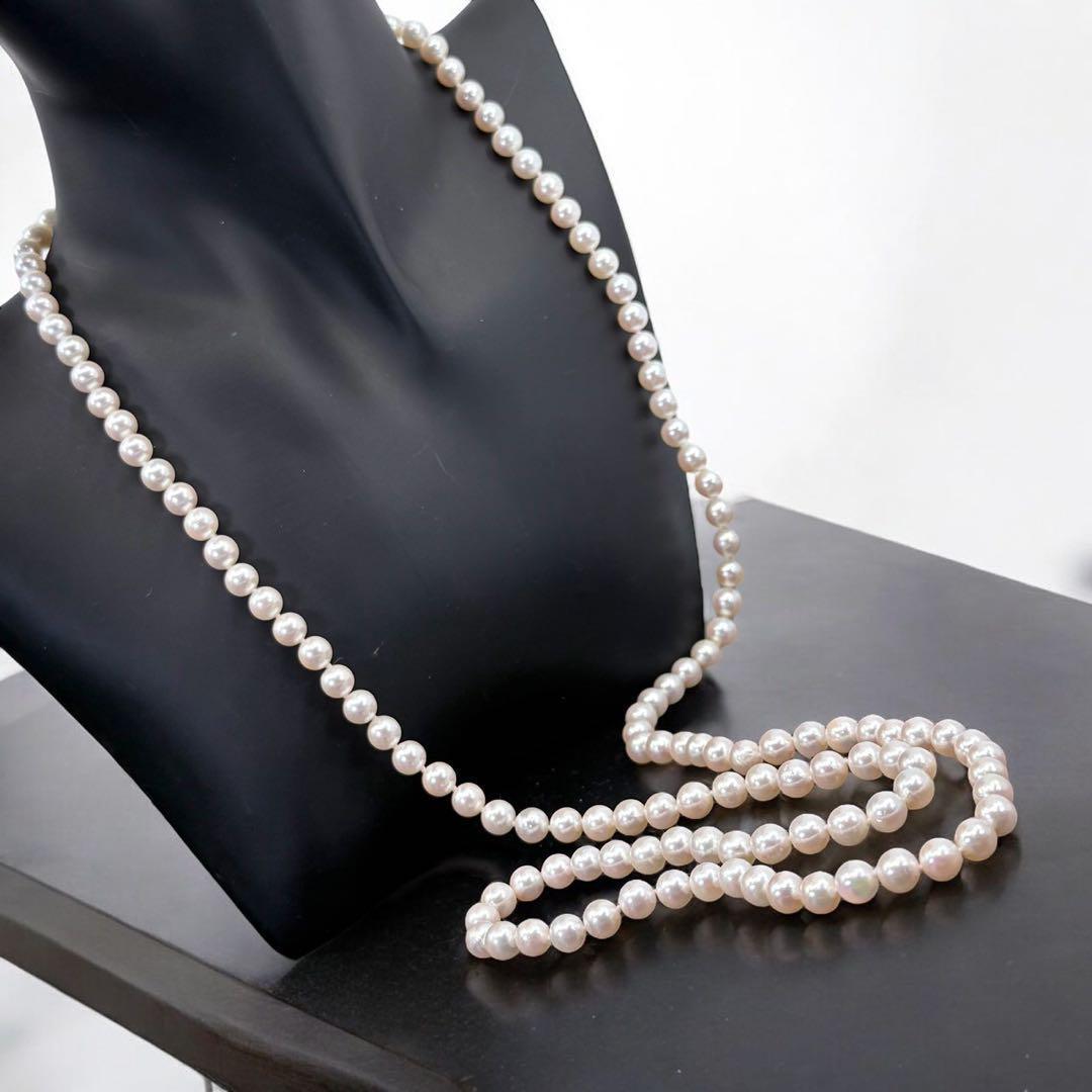 【極上】タサキ　ロング　アコヤ　パール　真珠　ネックレス