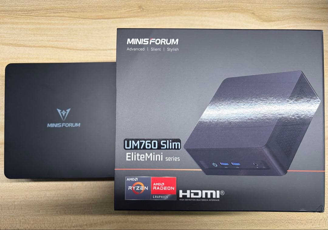 MINISFORUM UM760 Slim メモリ32GB /Win11Pro