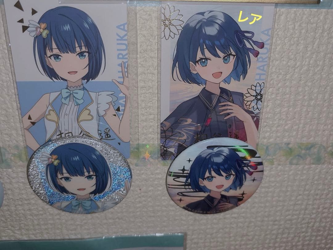 桐谷遥 全て 箔押し レア エピカ 缶バッジ バースデー ヴァイスシュヴァルツ