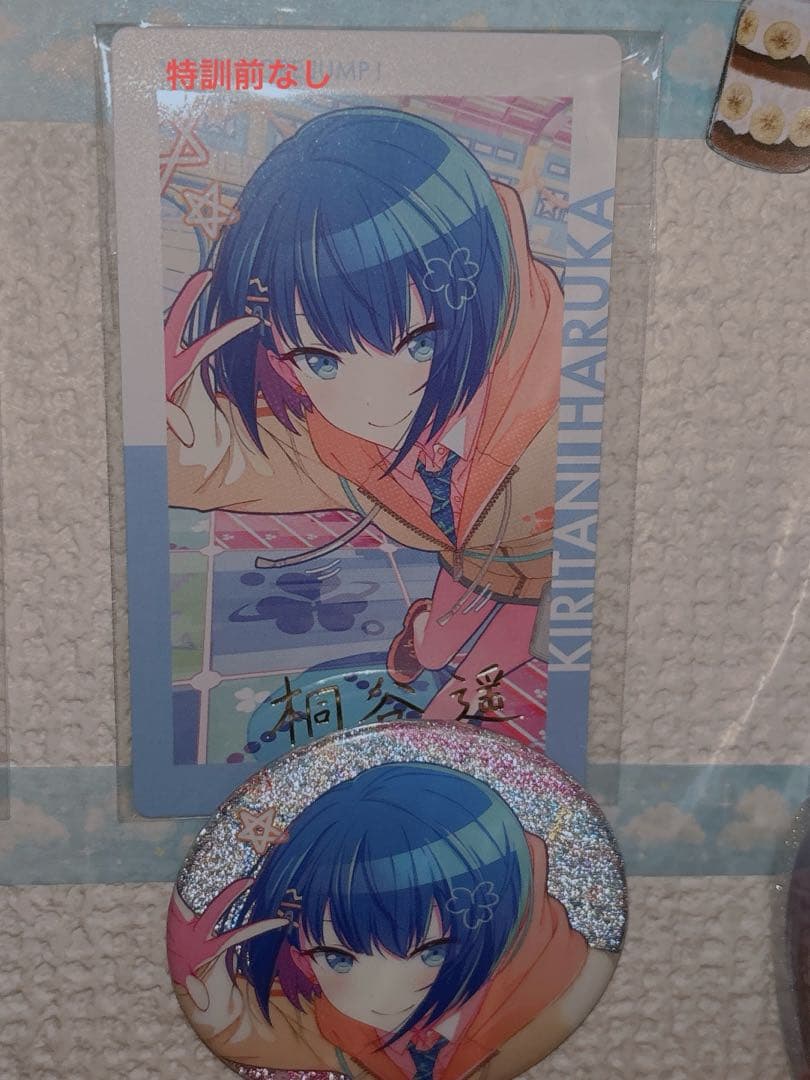 桐谷遥 全て 箔押し レア エピカ 缶バッジ バースデー ヴァイスシュヴァルツ