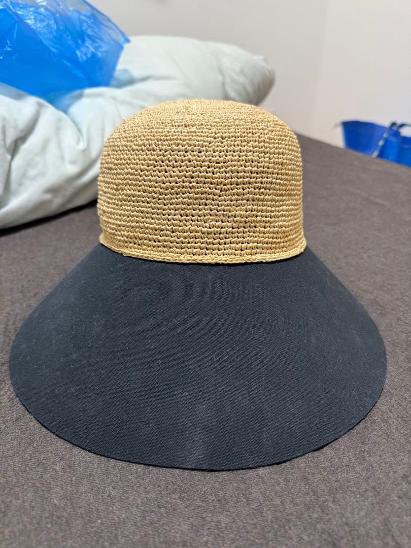 HELEN KAMINSKI 麦わら帽子 ベージュ/ブラック ONE SIZE
