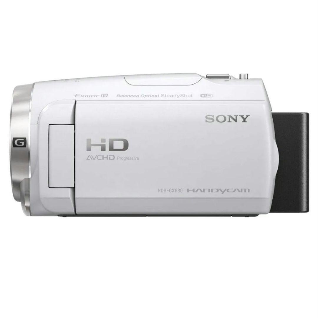 SONY(ソニー) ビデオカメラ Handycam HDR-CX680 ホワイト