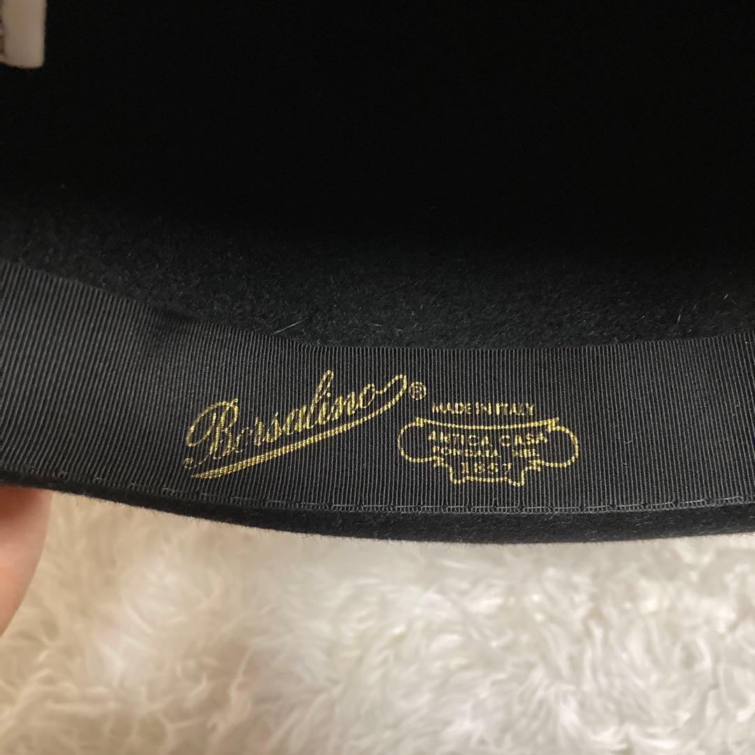 Borsalino ボルサリーノ ラビットウールフェルト 中折れハット58