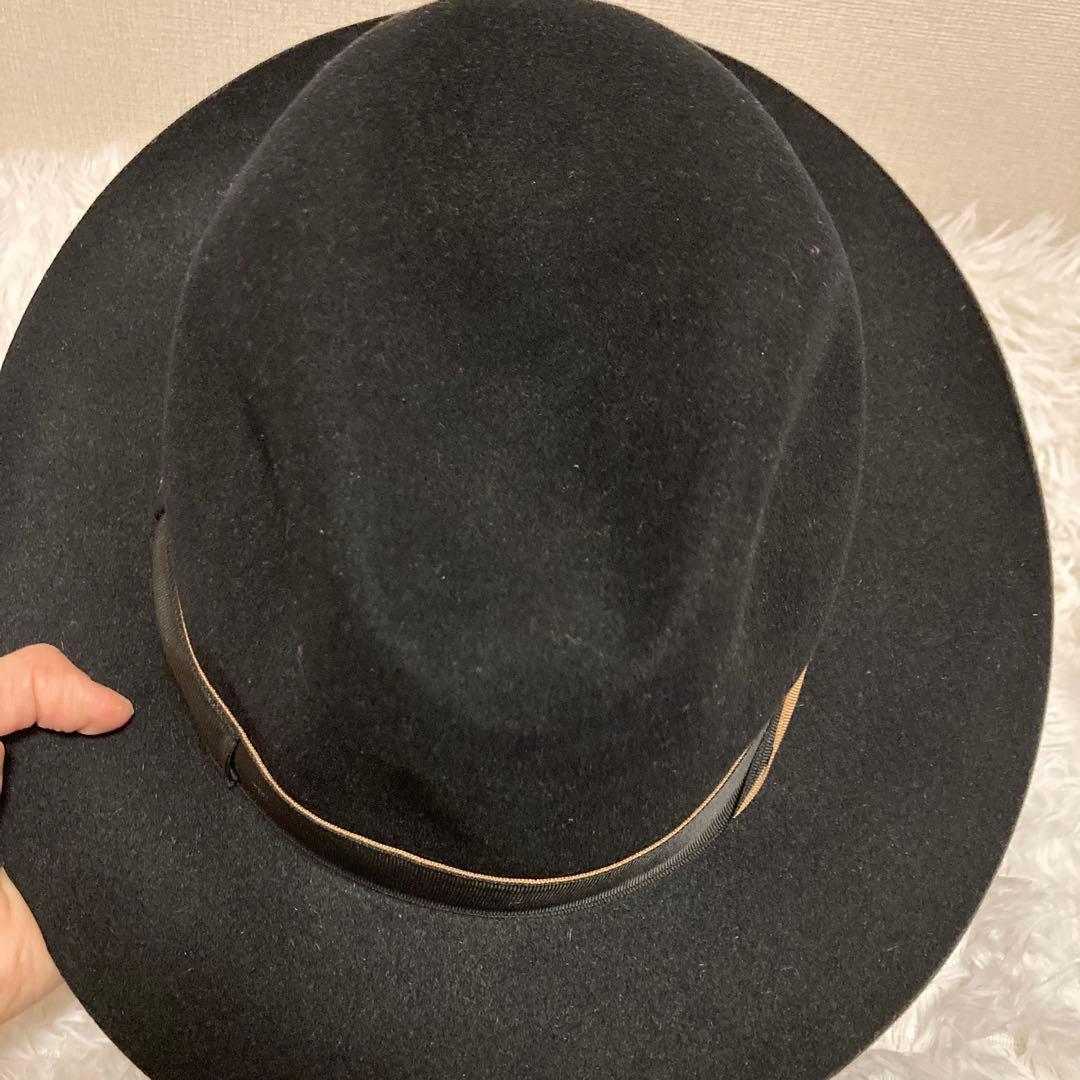 Borsalino ボルサリーノ ラビットウールフェルト 中折れハット58