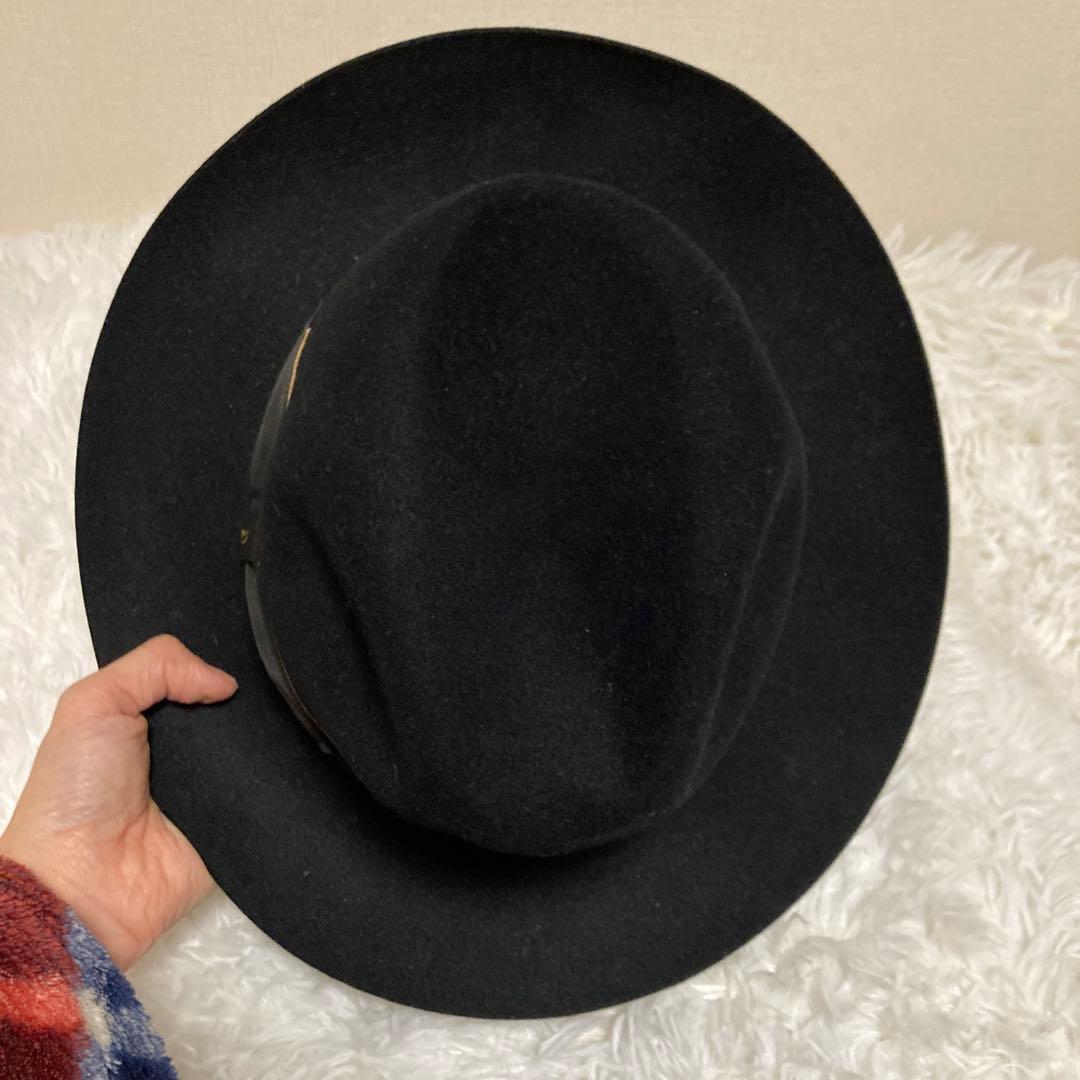 Borsalino ボルサリーノ ラビットウールフェルト 中折れハット58