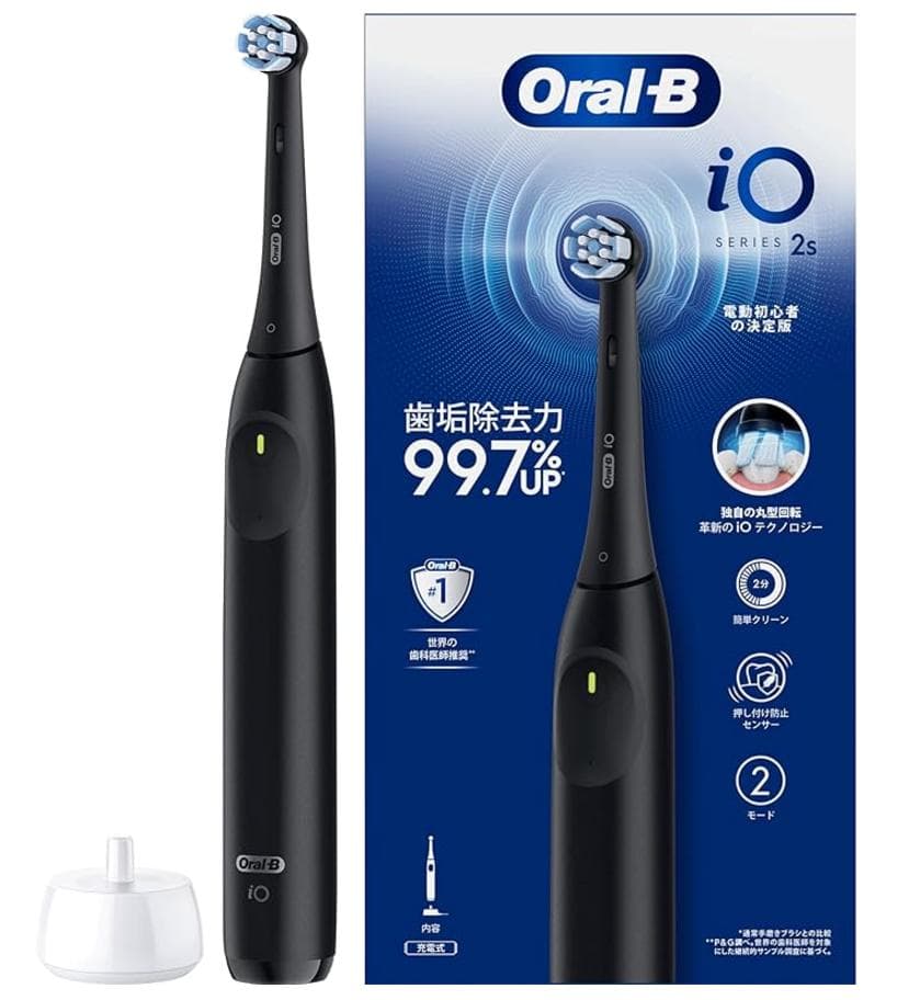 ☆新品未使用☆ブラウン 電動歯ブラシ オーラルB iOS21D90BK ブラック