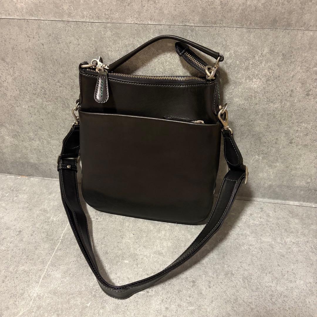 【美品】SOMES SADDLE ソメスサドル レザー　ショルダーバッグ