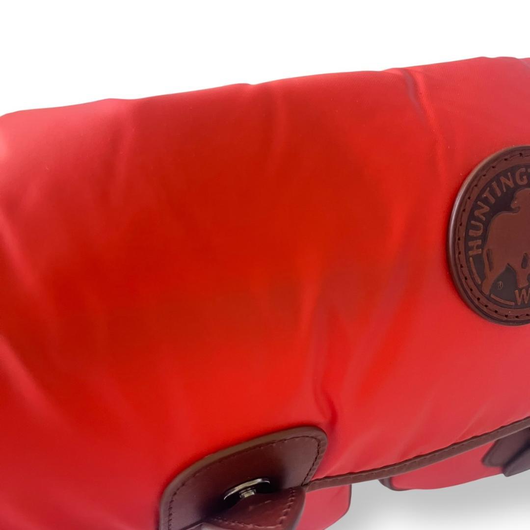 ハンティングワールド バチューサーパス キャリーオール オレンジ バッグ