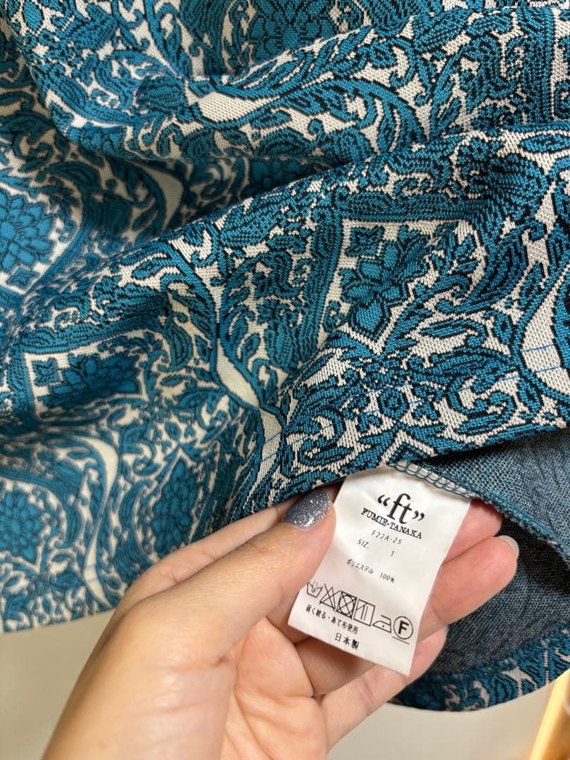 フミエタナカ　ジャガード　長袖
