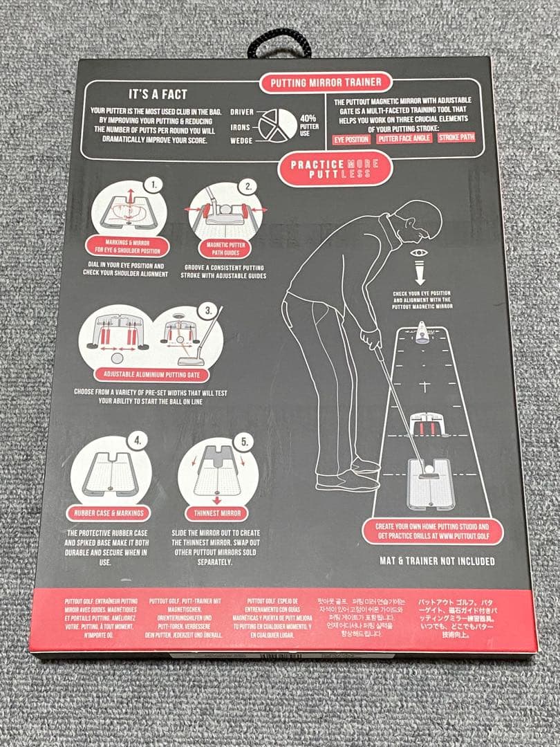 パットアウト マグネットパッティングミラー & ゲート