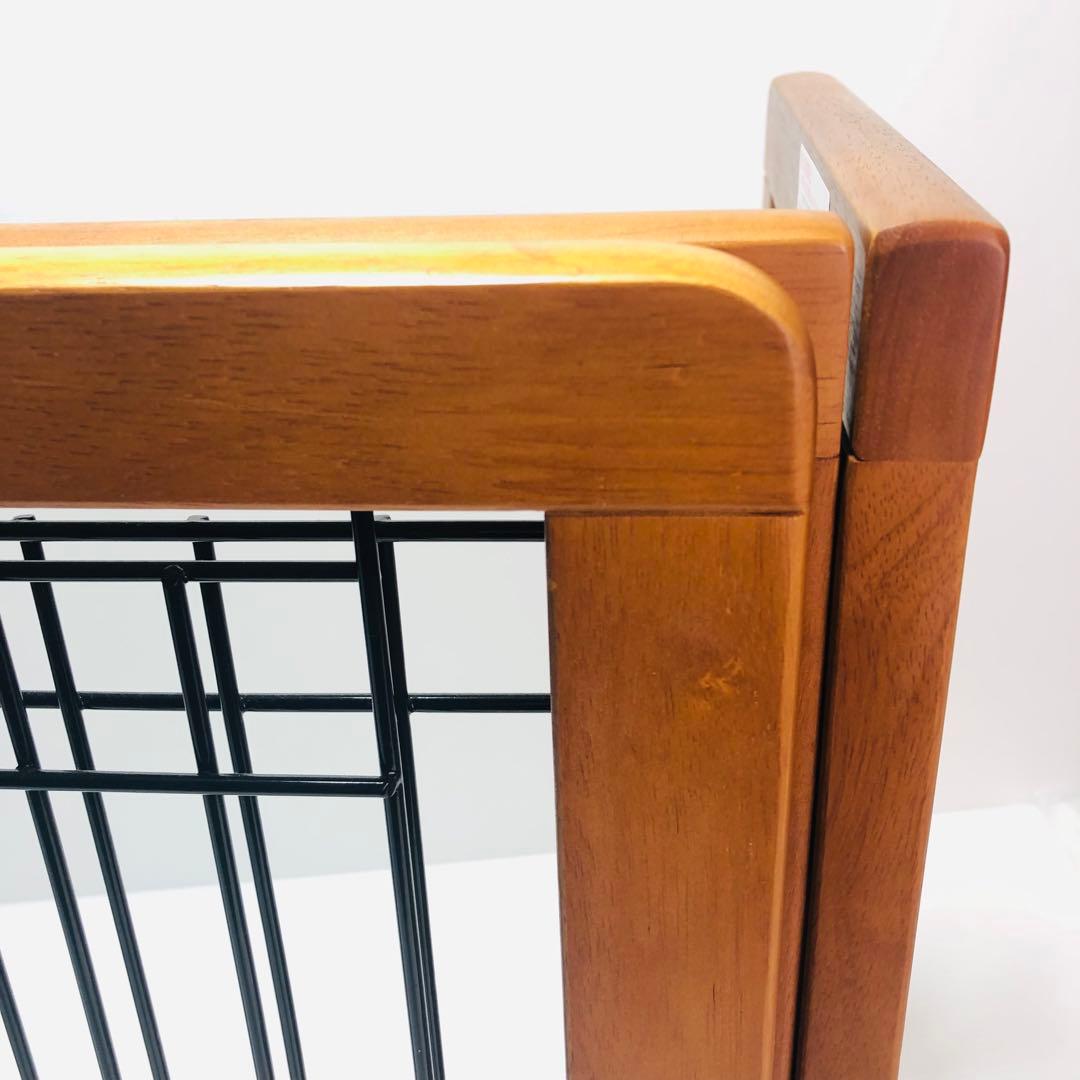 【美品!!】リッチェル 木製おくだけゲート ペットゲート ワイド ベビーゲート◎