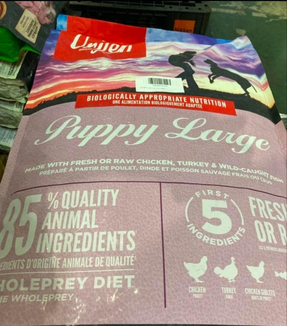 正規品 カナダ産 Orijin オリジン パピーラージ 11.4kg x2個