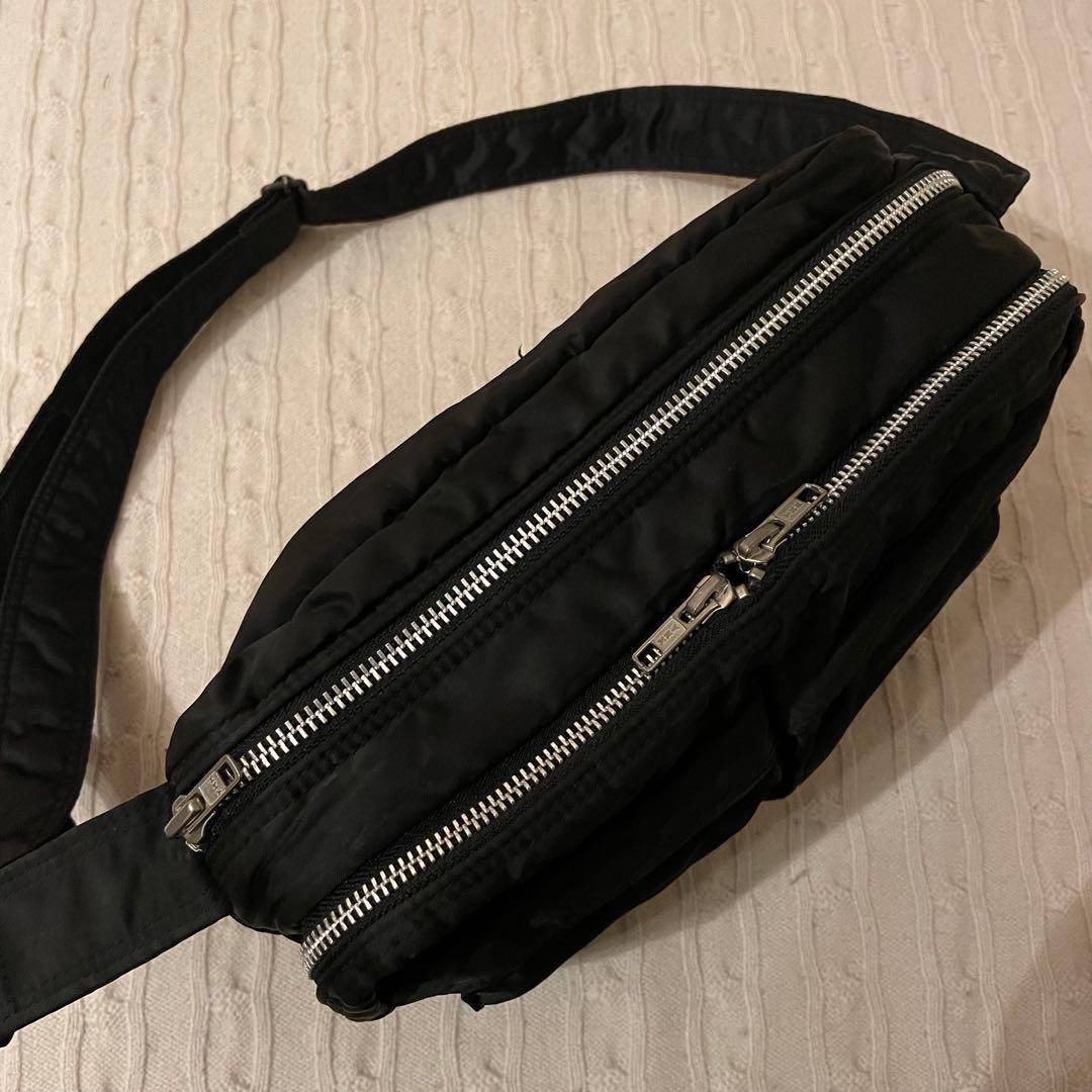 【美品✨】PORTER ポーター タンカー 2層 ショルダーバッグ ブラックXL