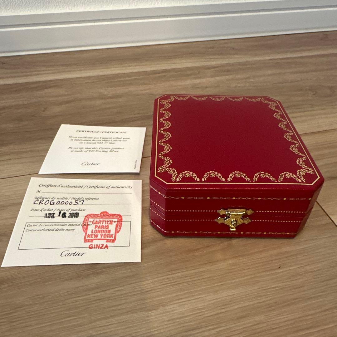 Cartier カフリンクス シルバー 新品未使用品