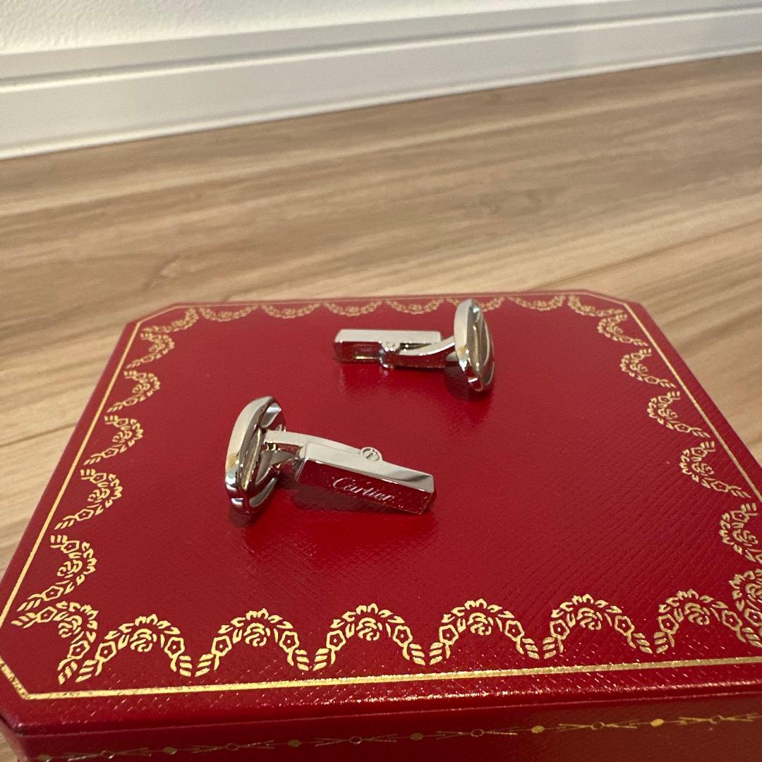 Cartier カフリンクス シルバー 新品未使用品
