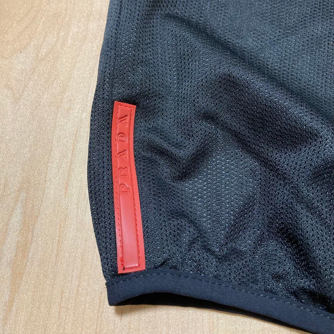 レア！プラダスポーツ メッシュ ハーフジップ カットソー サイズM アーカイブ