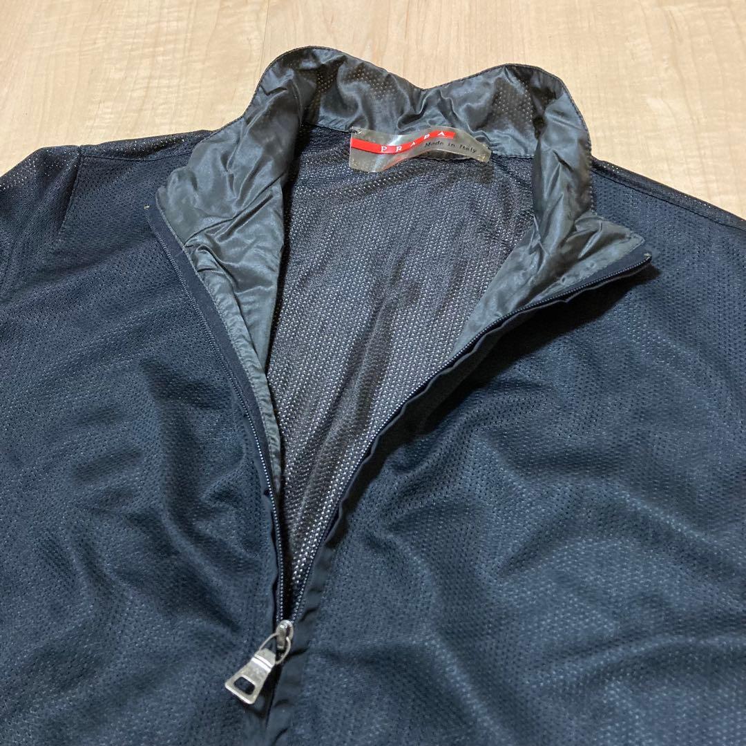 レア！プラダスポーツ メッシュ ハーフジップ カットソー サイズM アーカイブ