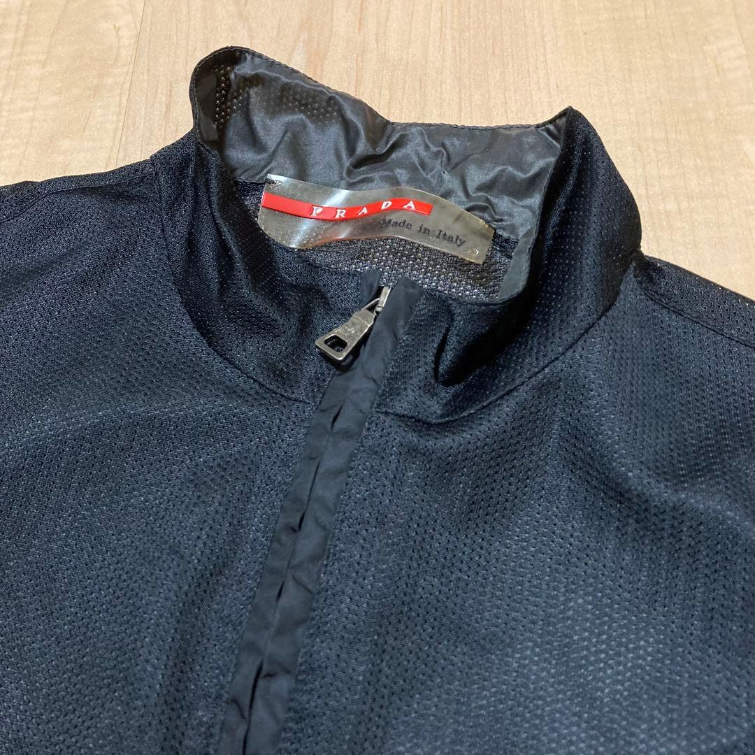 レア！プラダスポーツ メッシュ ハーフジップ カットソー サイズM アーカイブ