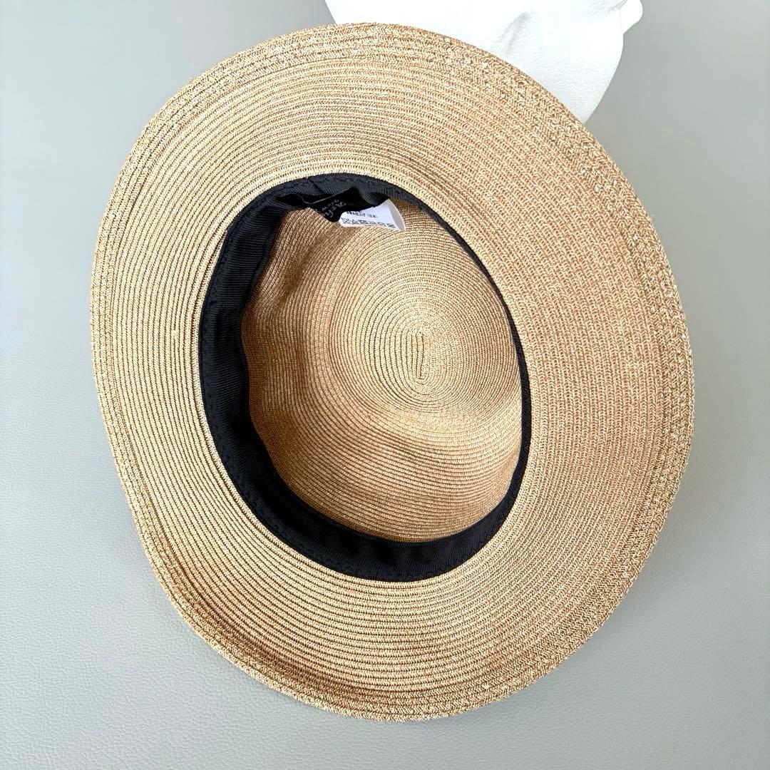 ■美品Athena New York Camilaカミラストローハットシルバー