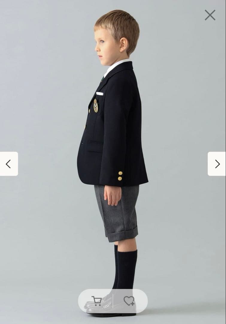 Kodomo BEAMS セレモニーブレザーセット 130cm