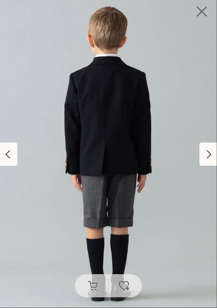 Kodomo BEAMS セレモニーブレザーセット 130cm