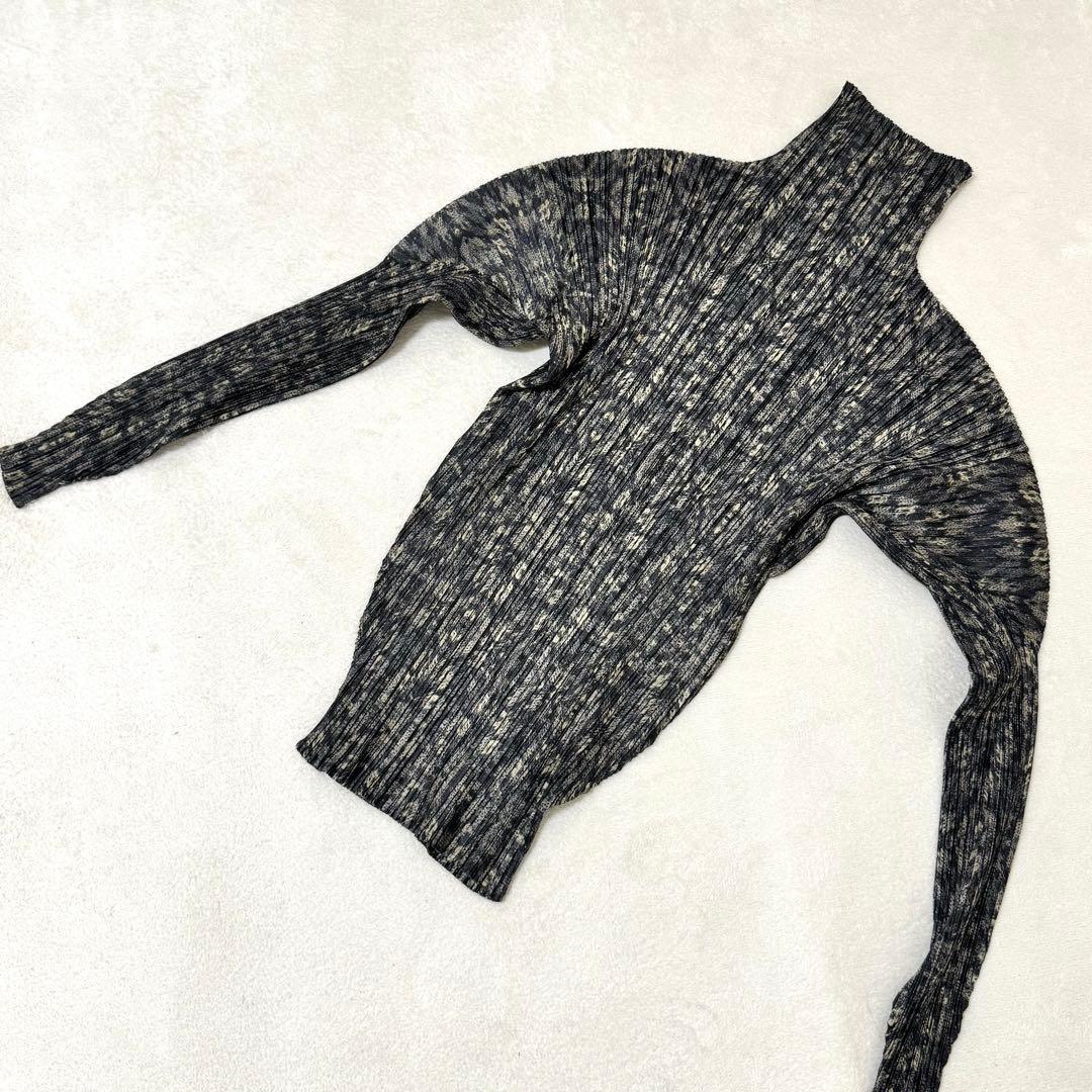 極美品✨PLEATS PLEASE プリーツ　オーバーサイズ　変形　総柄