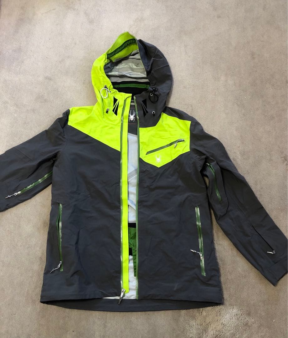 Spyder スキーウェア グレー/ライム