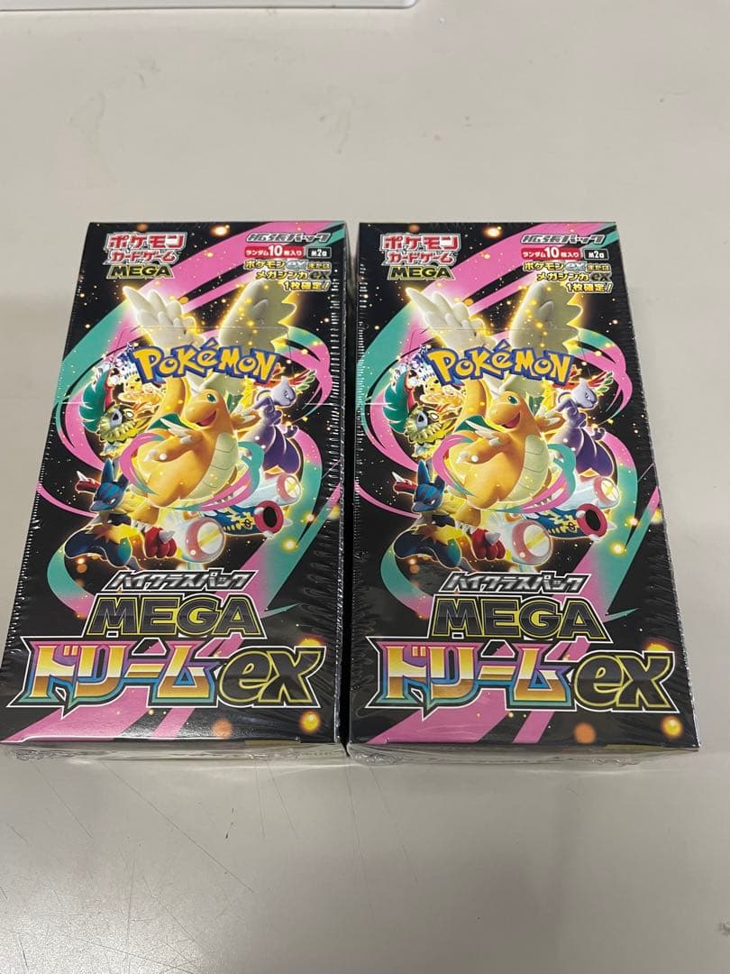 ポケモンカードゲーム MEGA ドリームEX シュリンク付き 未開封BOX
