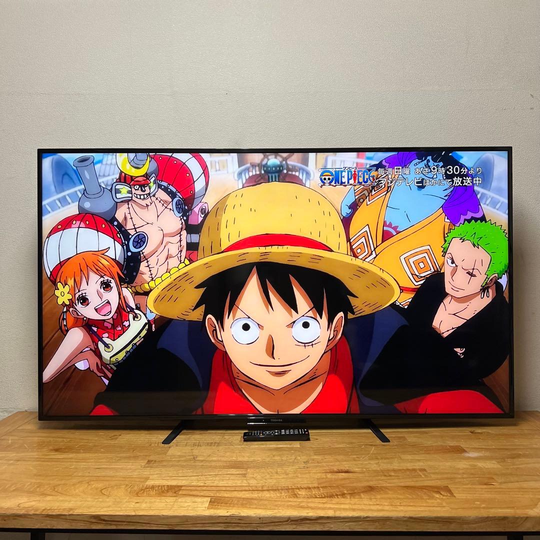 東芝 65V型 4K液晶テレビ 65HL210X REGZA 外付けHDD録画○
