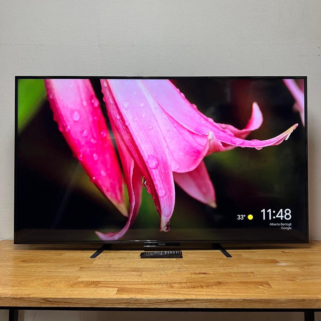 東芝 65V型 4K液晶テレビ 65HL210X REGZA 外付けHDD録画○