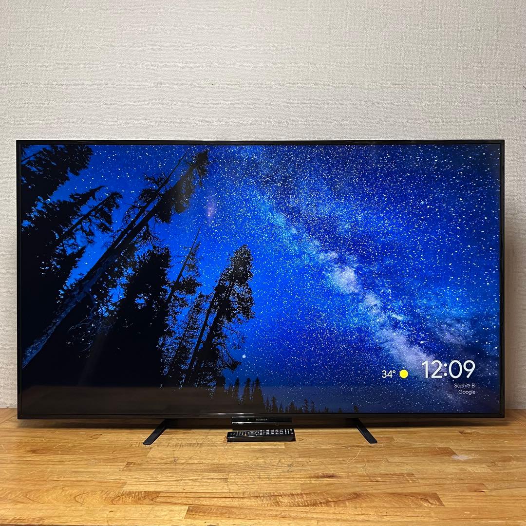 東芝 65V型 4K液晶テレビ 65HL210X REGZA 外付けHDD録画○