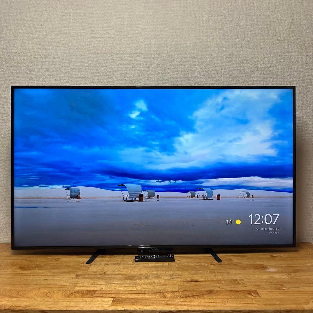 東芝 65V型 4K液晶テレビ 65HL210X REGZA 外付けHDD録画○