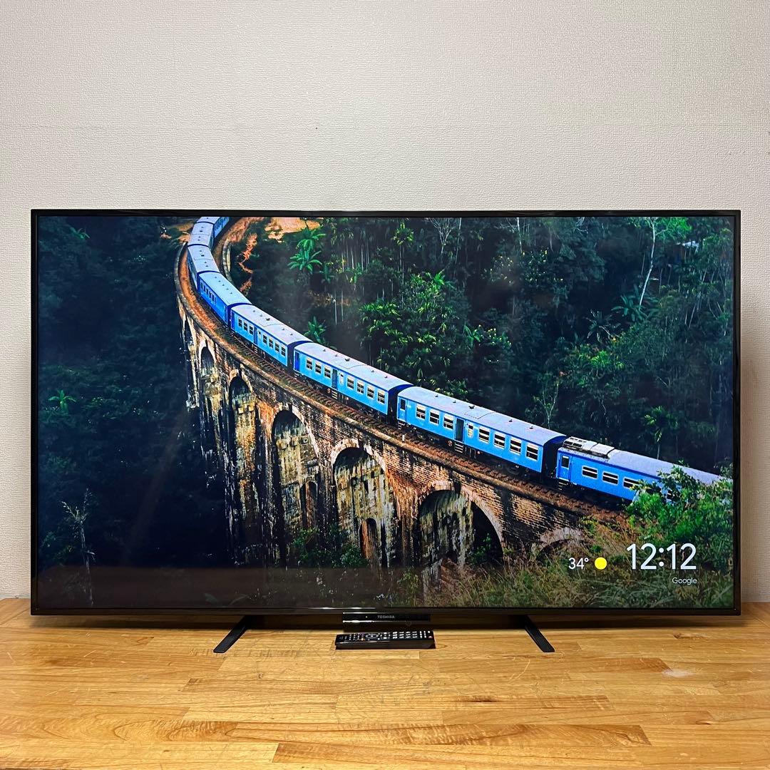 東芝 65V型 4K液晶テレビ 65HL210X REGZA 外付けHDD録画○