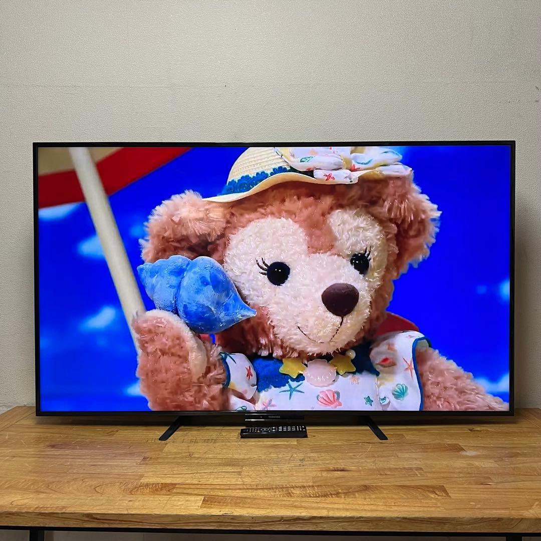 東芝 65V型 4K液晶テレビ 65HL210X REGZA 外付けHDD録画○