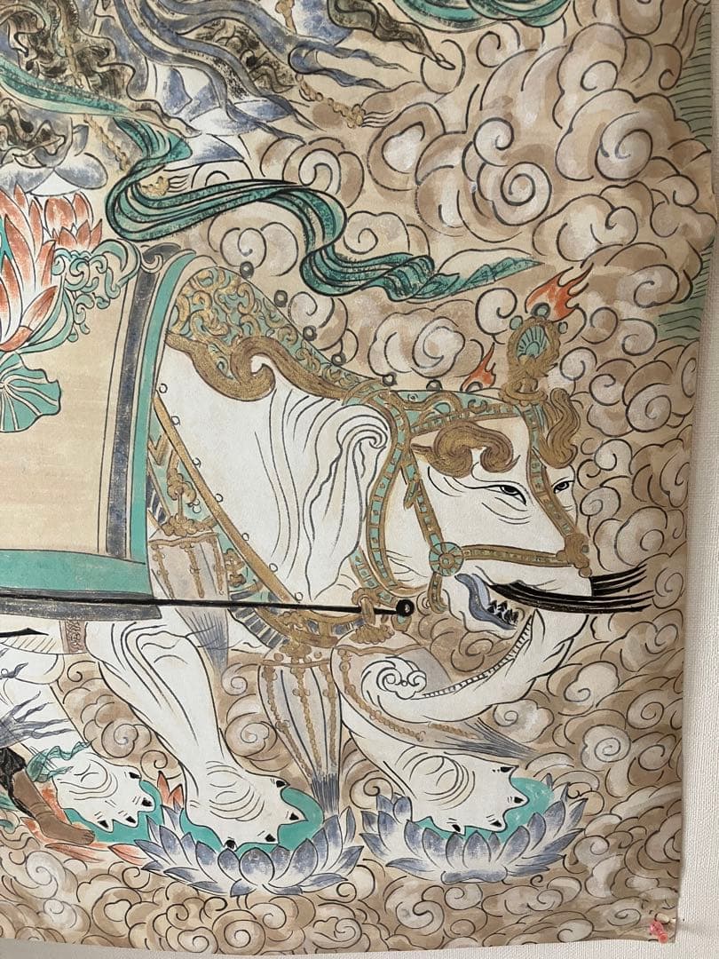 中国　敦煌莫高窟　壁画模写　模写（　薫峰画伯　）額縁なし