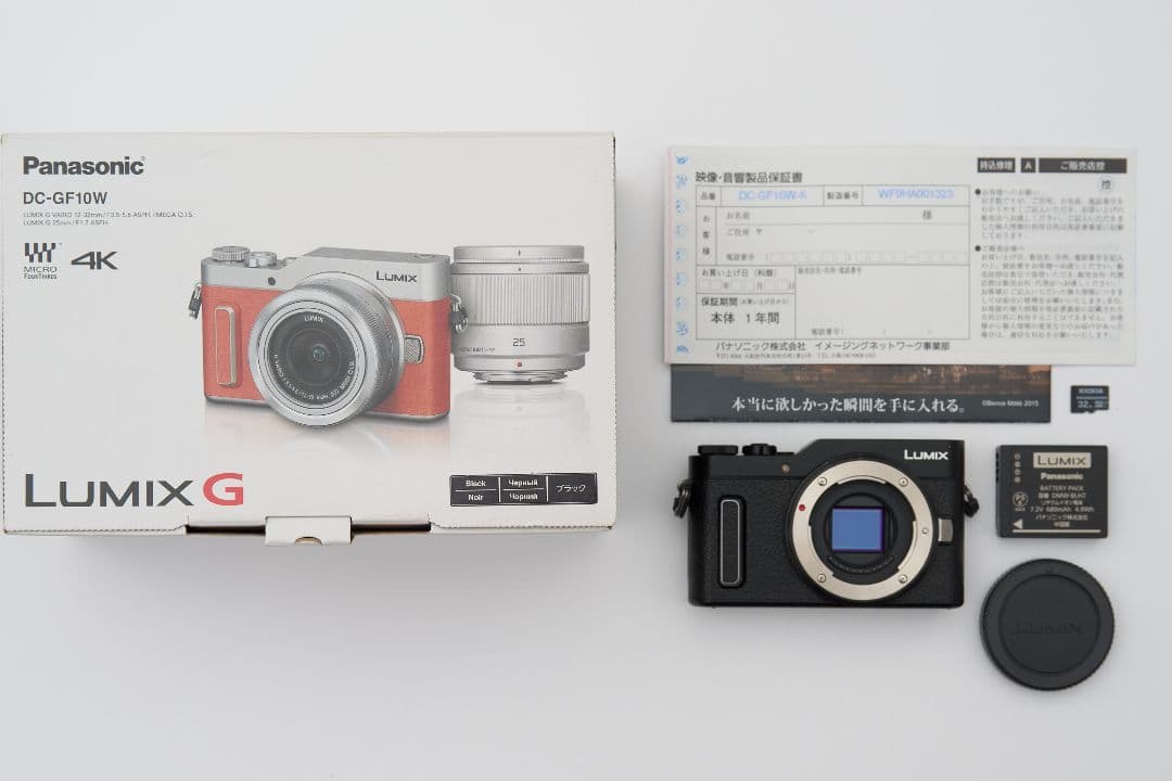 Panasonic LUMIX DC-GF10W ＳＤカード付き
