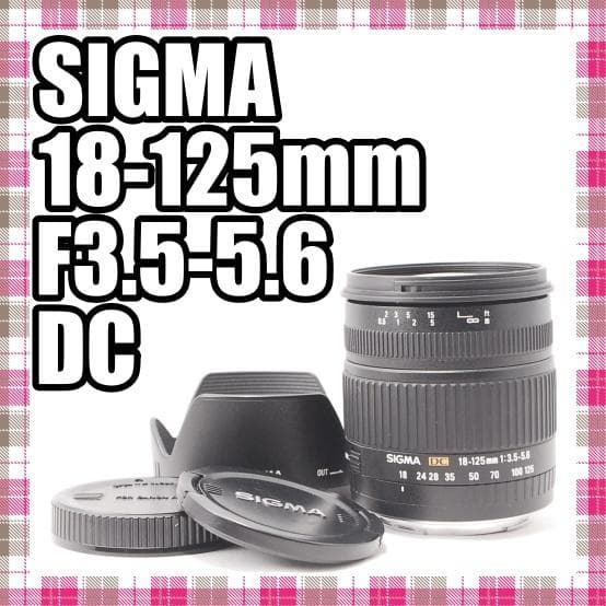 ✨新品同様✨SIGMA 18-125mm F3.5-5.6 DC Canon