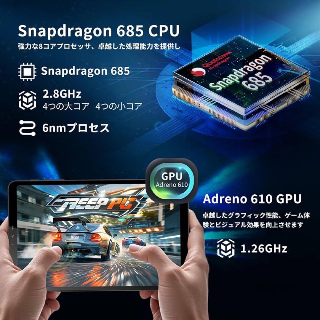 タブレット Android14 8.4インチ 20GB+256GB 新品 未使用