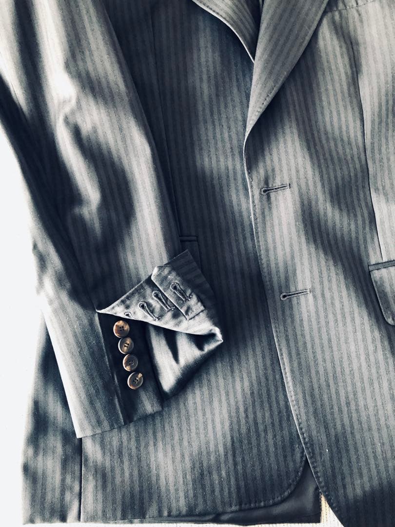 Yves Saint Laurent ストライプ ビジネスジャケット