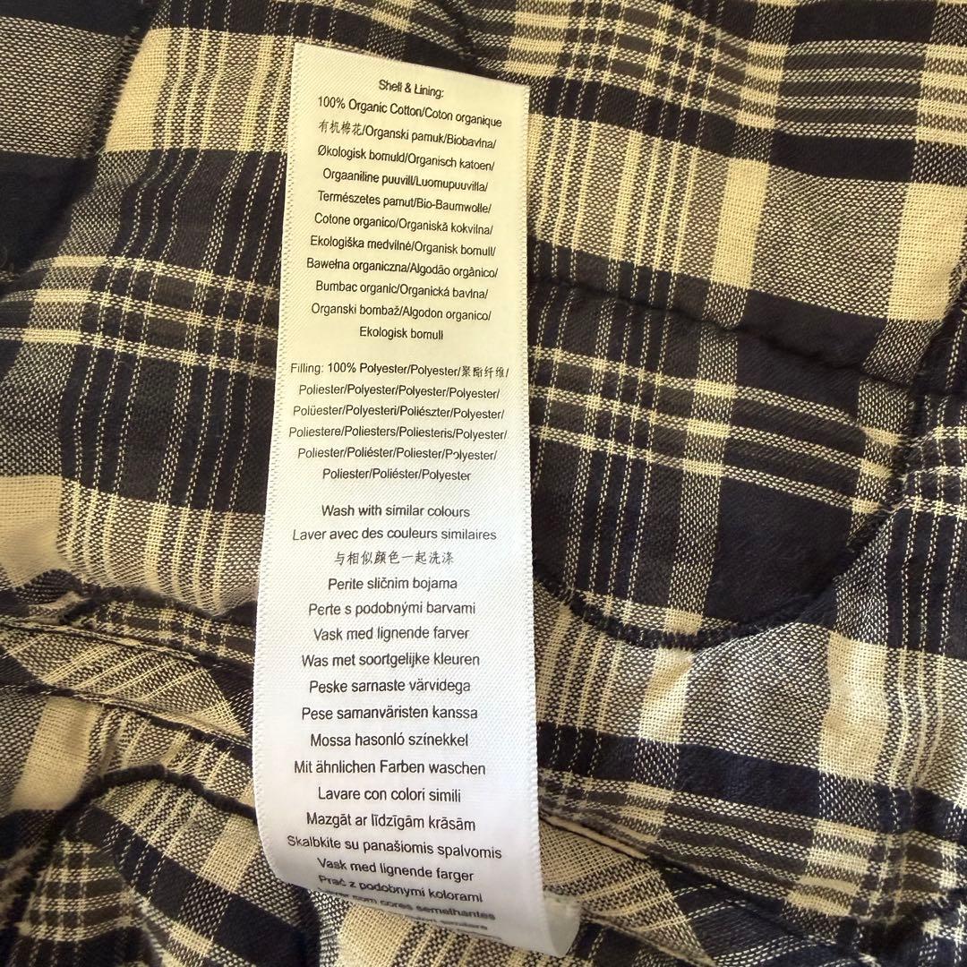 DAMSON MADDER チェック柄キルティングベスト 10号