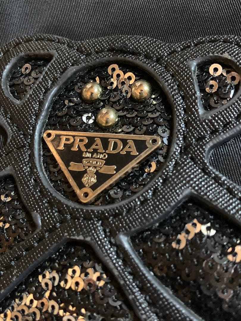 PRADA レディースエコバッグ BLACK