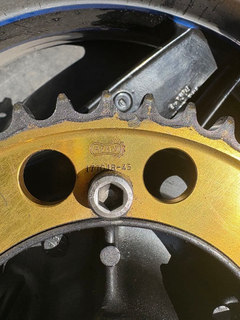 ゼファー1100前後ホイール