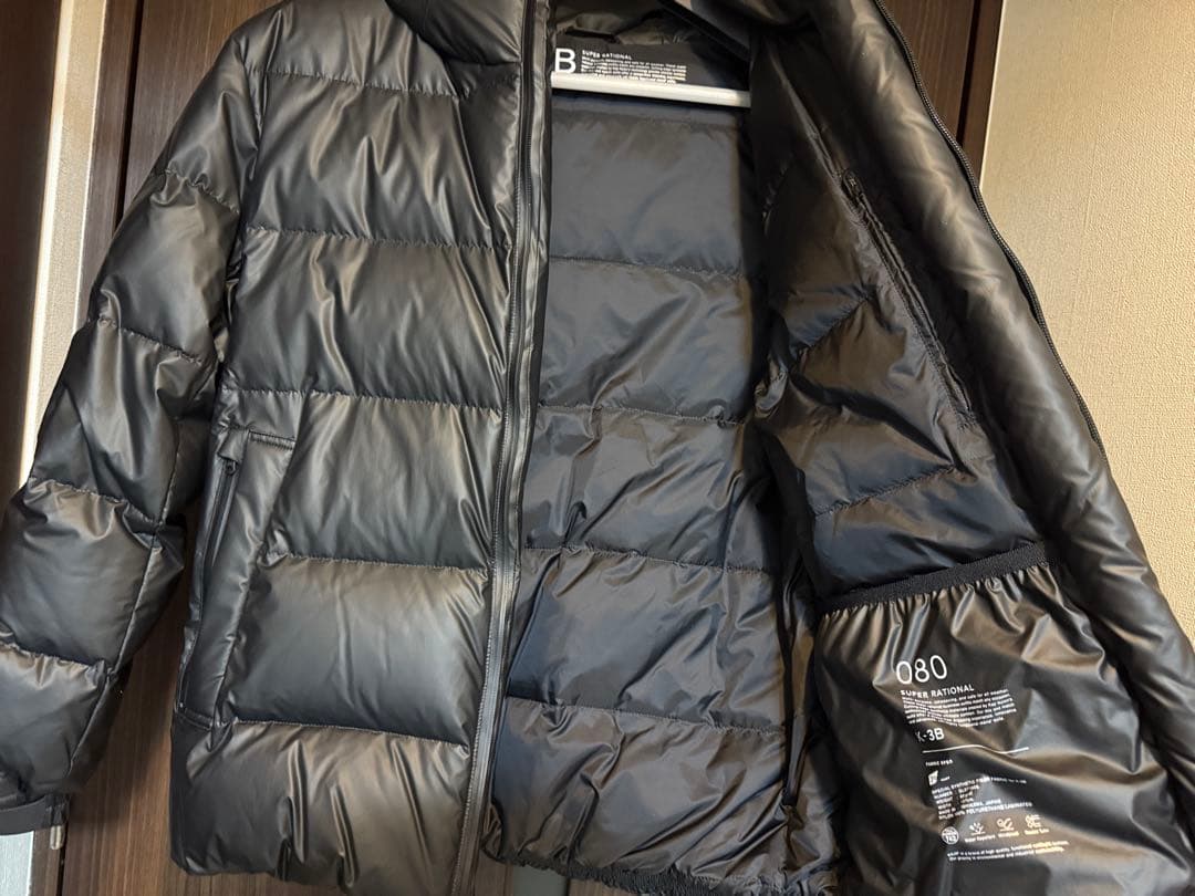 K-3B プレミアム ダウン ジャケット 黒 L-XL