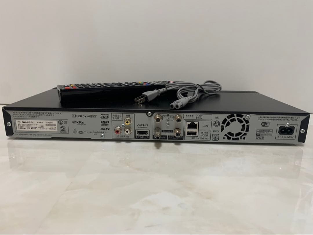 『ka-kunn』 SHARP シャープ ブルーレイディスクレコーダー