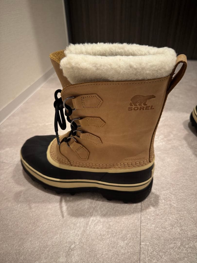 SOREL カリブー ウォータープルーフ メンズ ウィンターブーツ 25cm