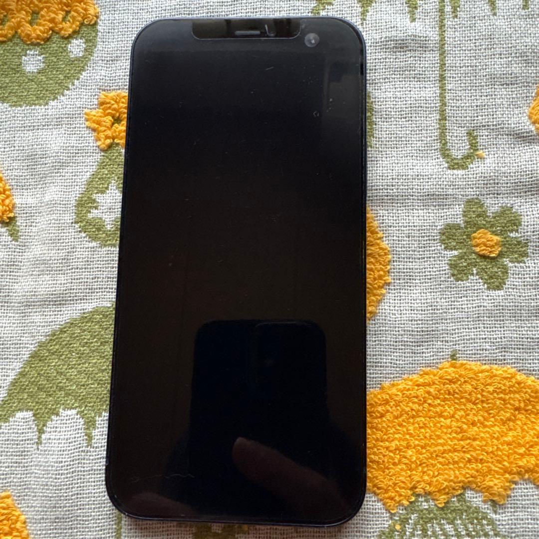 iphone12 黒 64GB バッテリー85%