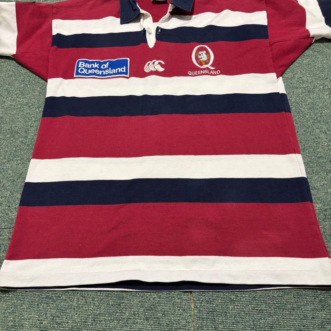 カンタベリー　クイーンズランド　ラガーシャツ　Mサイズ